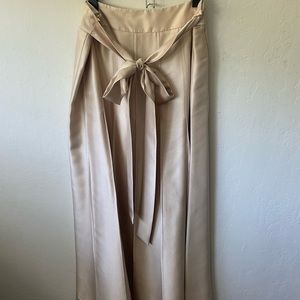 Anne Taylor full length gold skirt